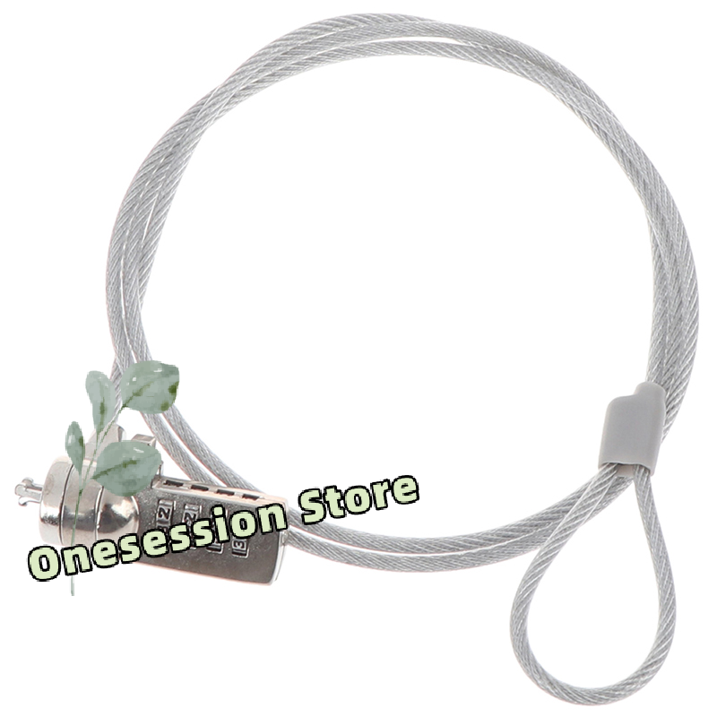 Chain Lock Combination - 4자리 보안 비밀번호 컴퓨터 잠금 장치
