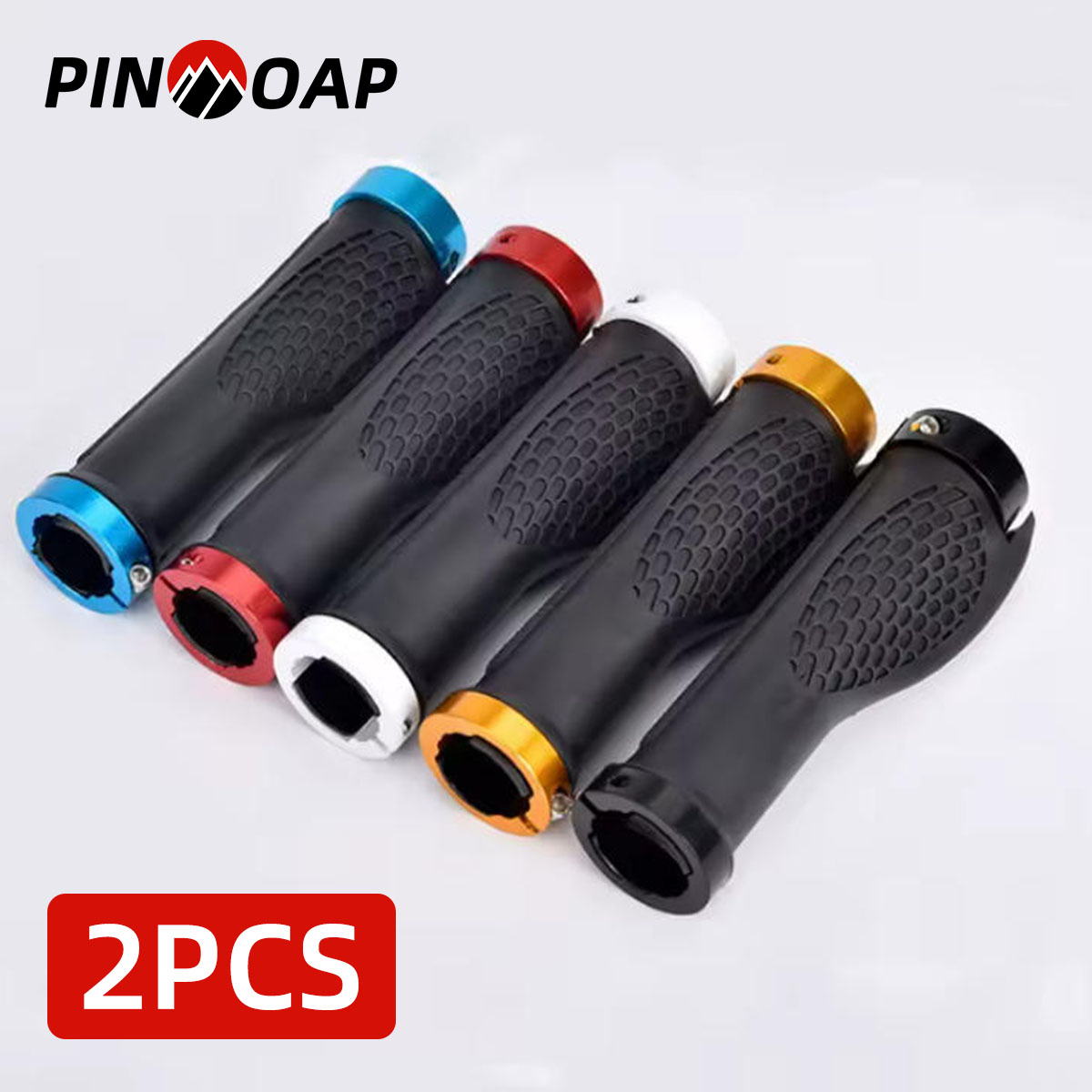 Bell Handlebar Ring - PINMOAP 2PCS 자전거 핸들바 커버(알루미늄 잠금