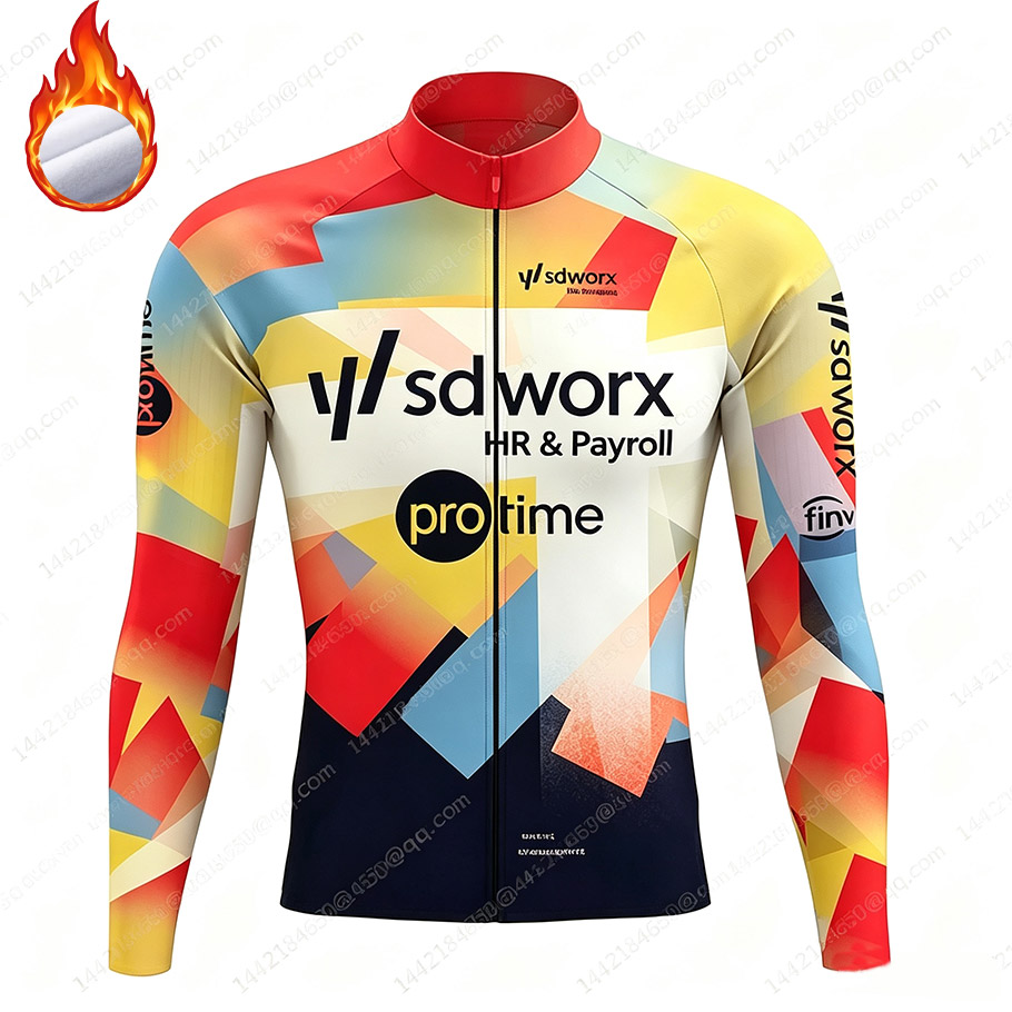 Cycling Commuter Jacket - SD Worx 2026 팀-남성용 열 플리스