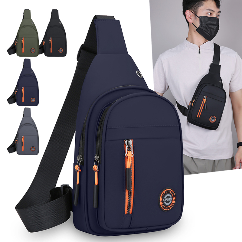Cycling Commuter Backpack Waterproof - 남성용 체스트백 앞가슴 크로스백 방수 스포츠