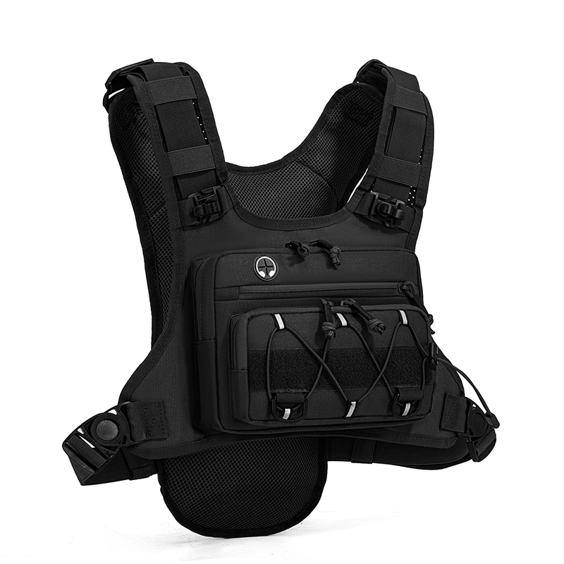 Reflective Vest Cycling - 전술 가방 앞가슴 장비 조끼 배낭