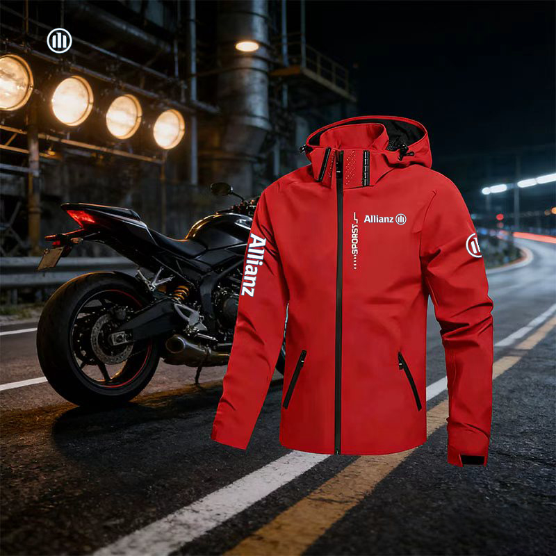 Cycling Commuter Jacket - 2026 알리안츠 로고 남성용 아웃도어 캐주얼