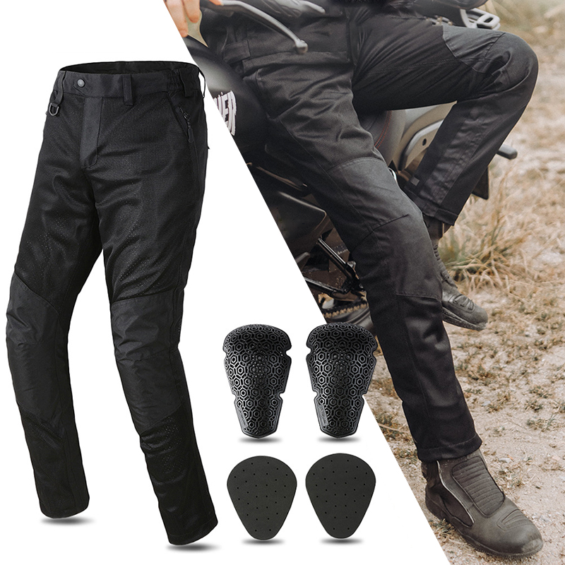 여름 메쉬 오토바이 바지 남자 오프로드 모토 크로스 레 - Cycling Commuter Pants 리뷰 및 가격