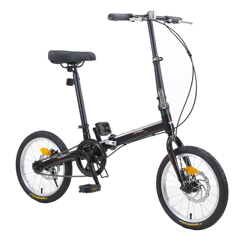Sanhema 16인치 접이식 자전거 싱글 스피드 디스 - Cycling Commute Gear 리뷰 및 가격