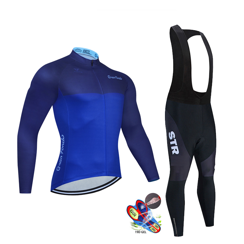 STR 사이클링 의류 세트 남성용, 가을 블랙 긴 소매 - Cycling Commuter Clothing 리뷰 및 가격
