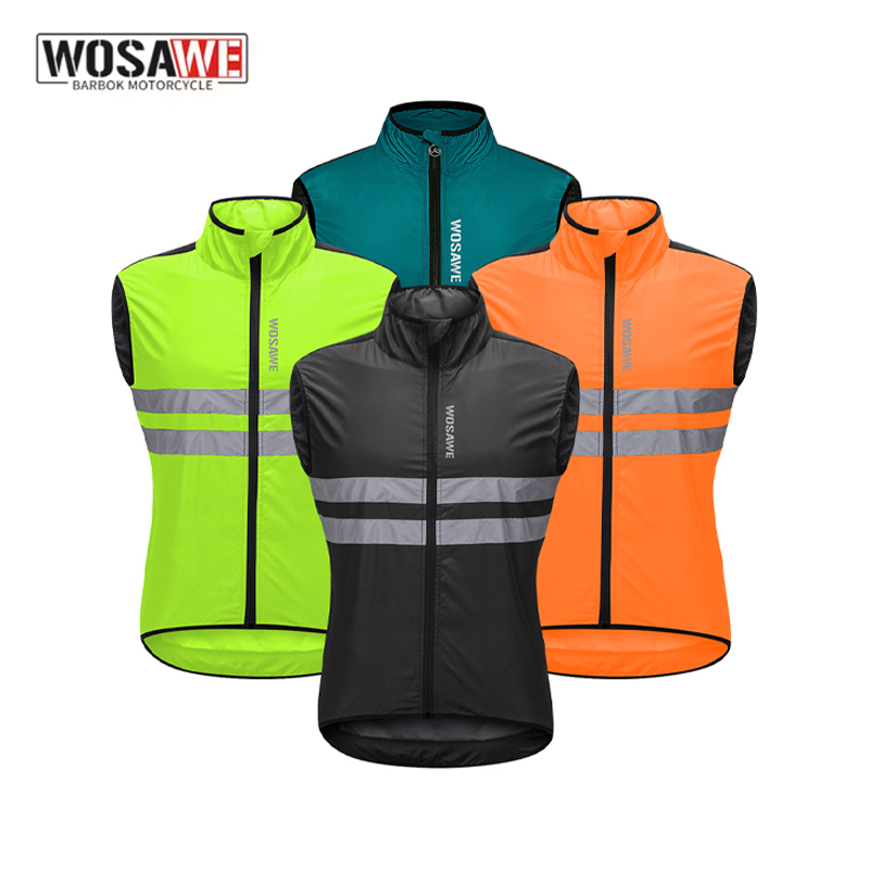 WOSAWE 남성용 사이클링 윈드브레이커 조끼 경량 휴 - Reflective Vest Cycling 리뷰 및 가격