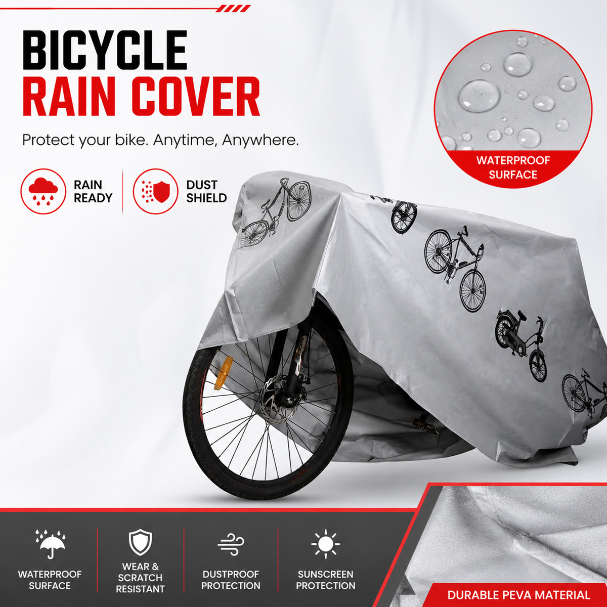 PINMOAP 범용 자전거 레인 커버 방수 야외 자전거 - Cycling Commuter Backpack Waterproof 리뷰 및 가격