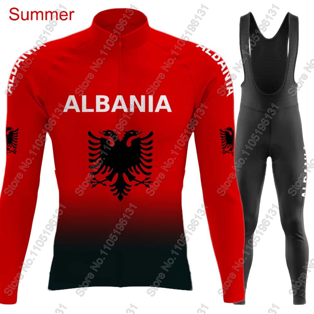 알바니아 국가대표팀 2026 사이클링 저지 세트 긴팔  - Cycling Commuter Clothing 리뷰 및 가격